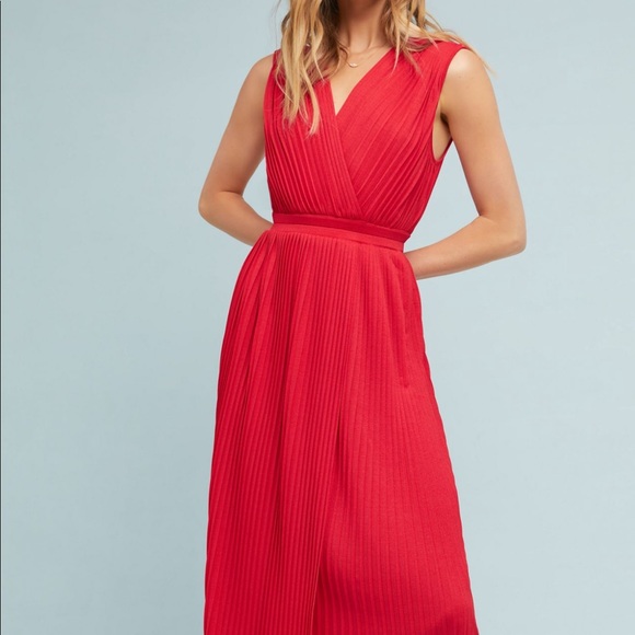 Tracy Reese Pleated Midi Dress - Picture 1 of 4